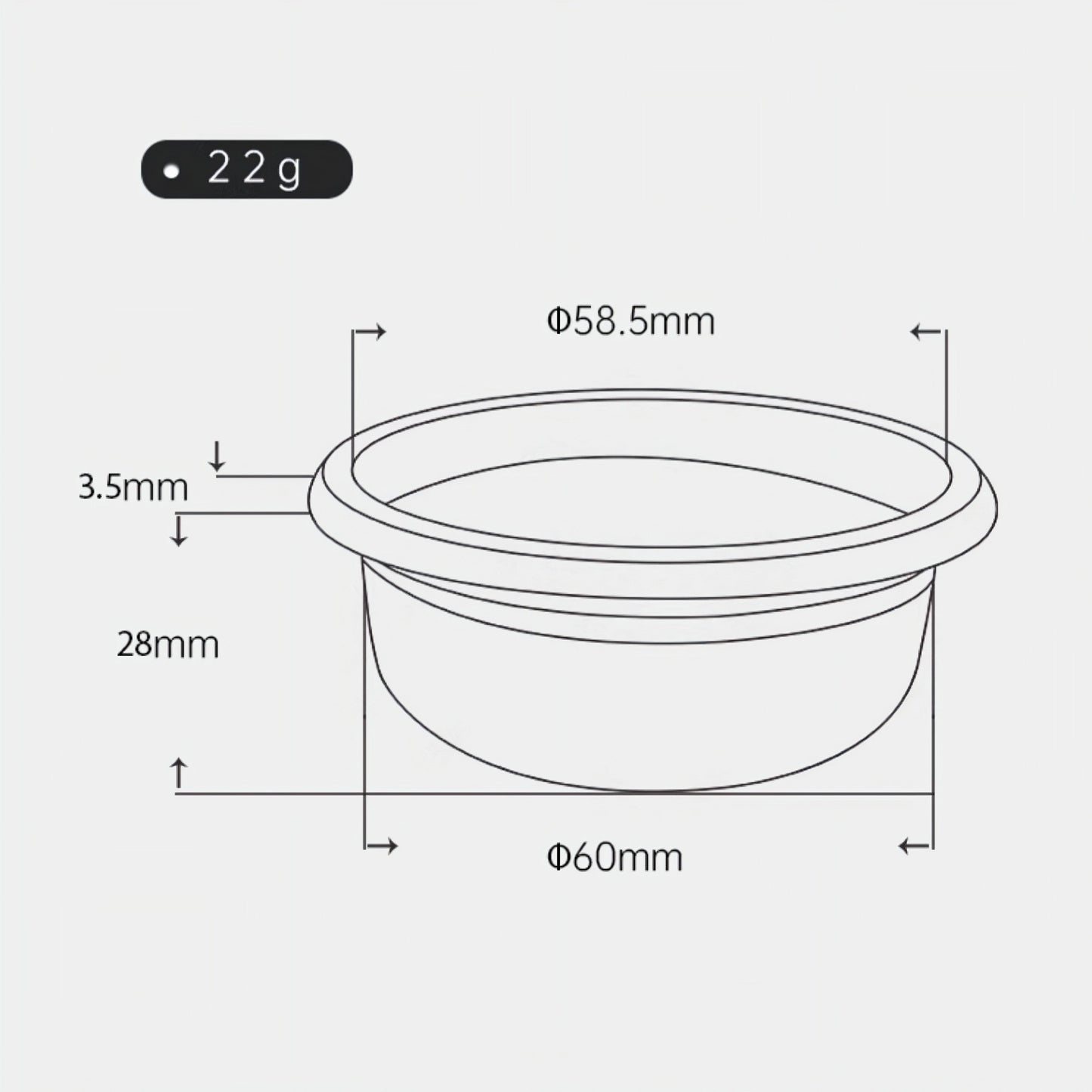 Portafilter Baskets for Espresso - MUVNA
