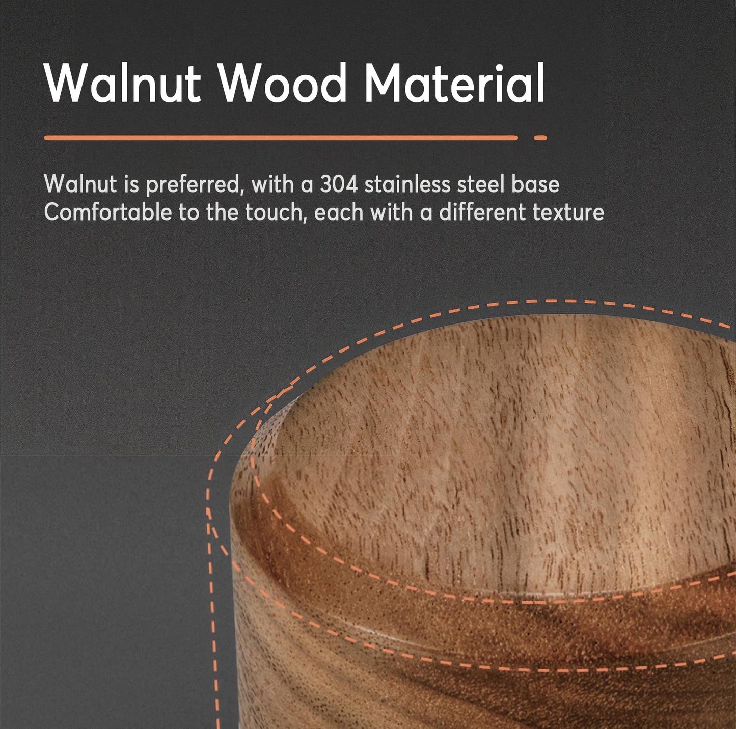 Tamper & Distributor with Wooden Handle - MUVNA