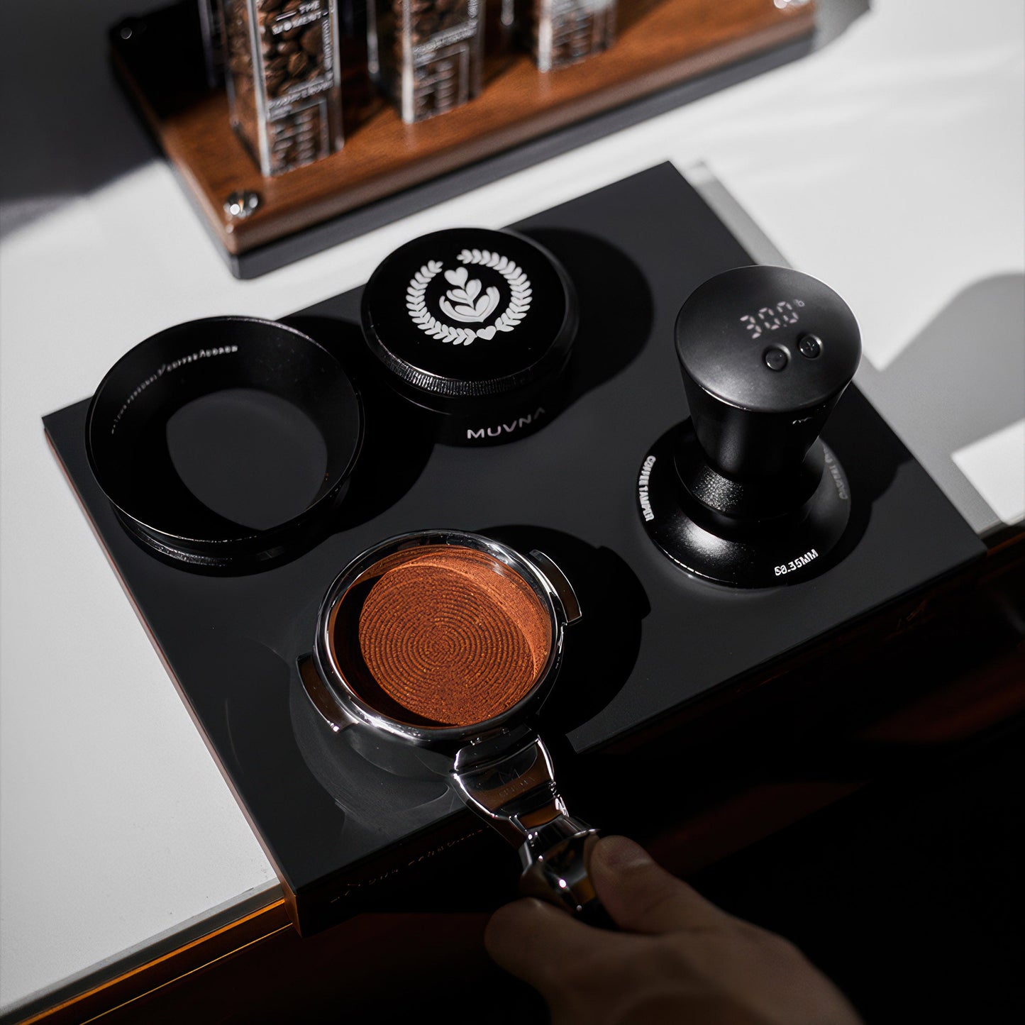 Electric Tamper with Digital Screen 58mm - MUVNA