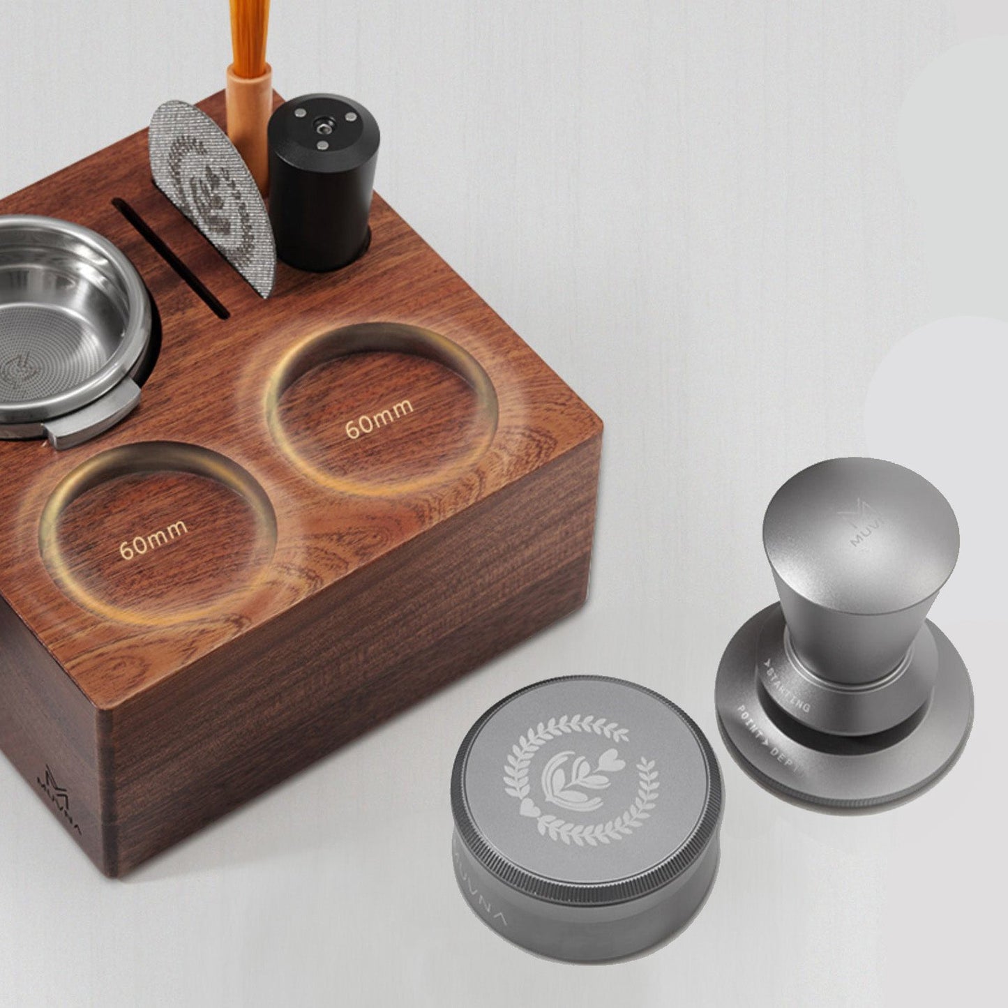 Espresso Tamping Station Organizer - MUVNA