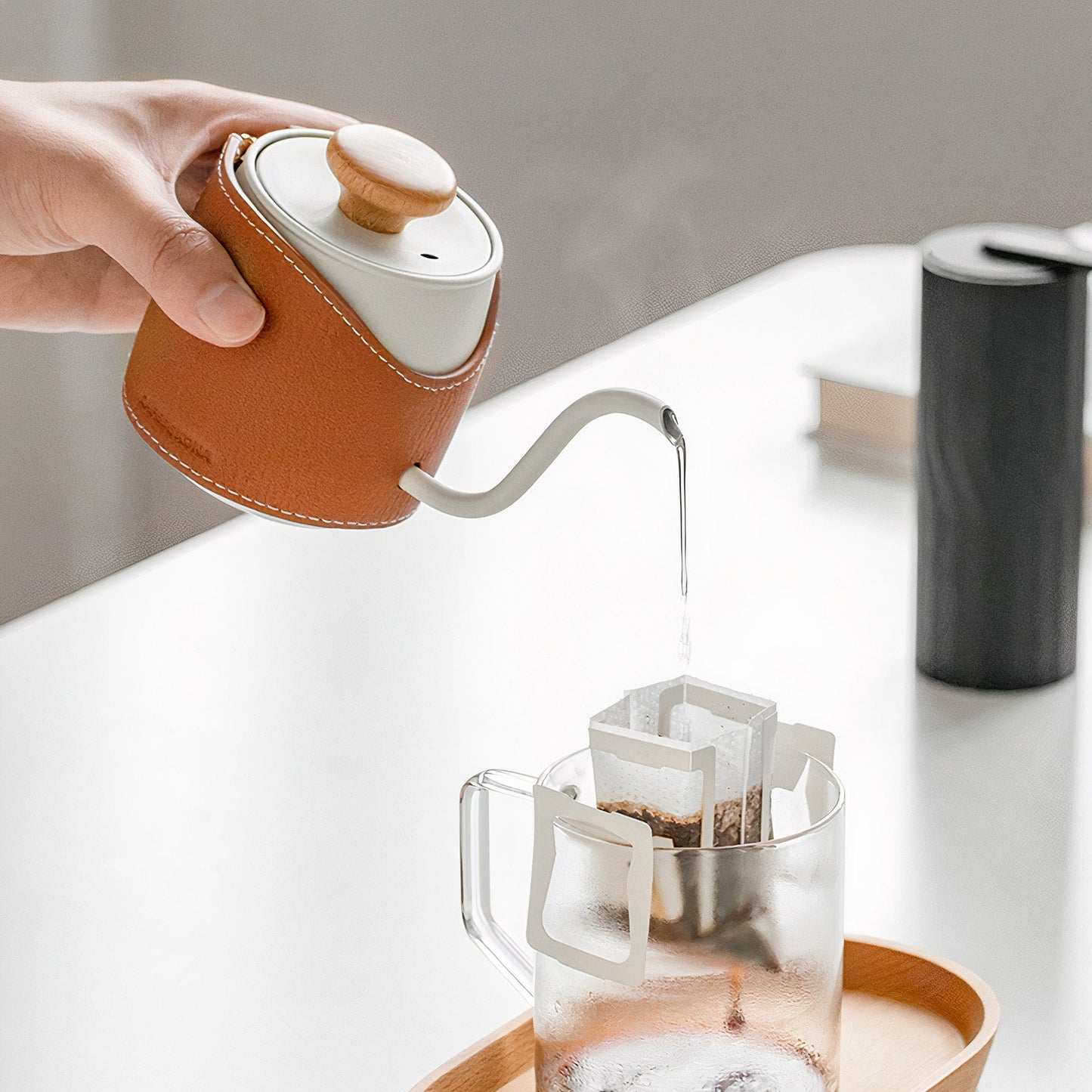 Mini Handleless Coffee Pot for Coffee Brew