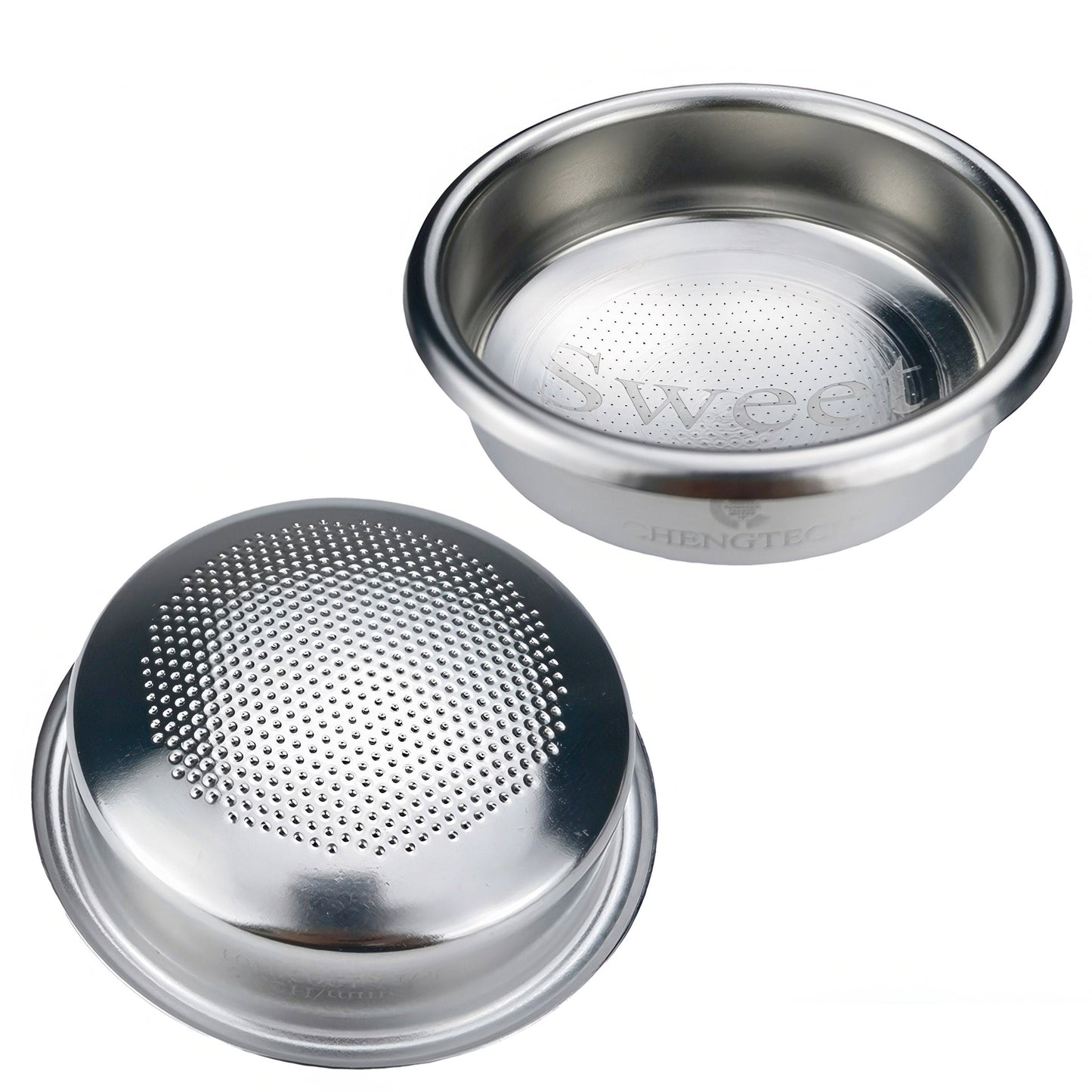 58mm Spherical Portafilter Basket - No Groove Design