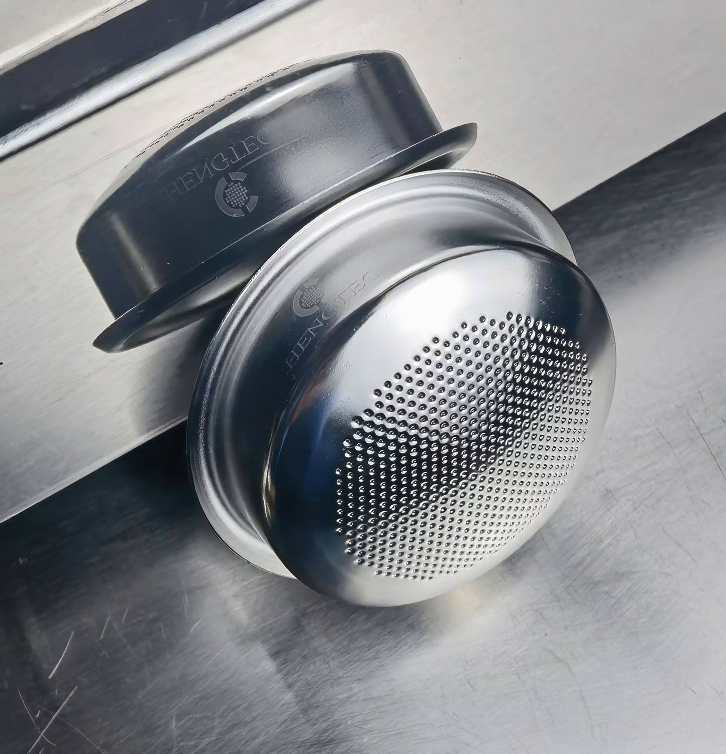 58mm Spherical Portafilter Basket - No Groove Design