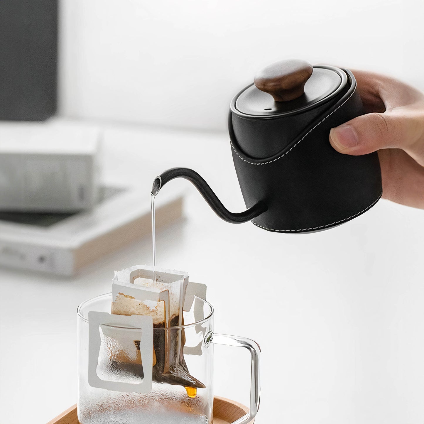 Mini Handleless Coffee Pot for Coffee Brew