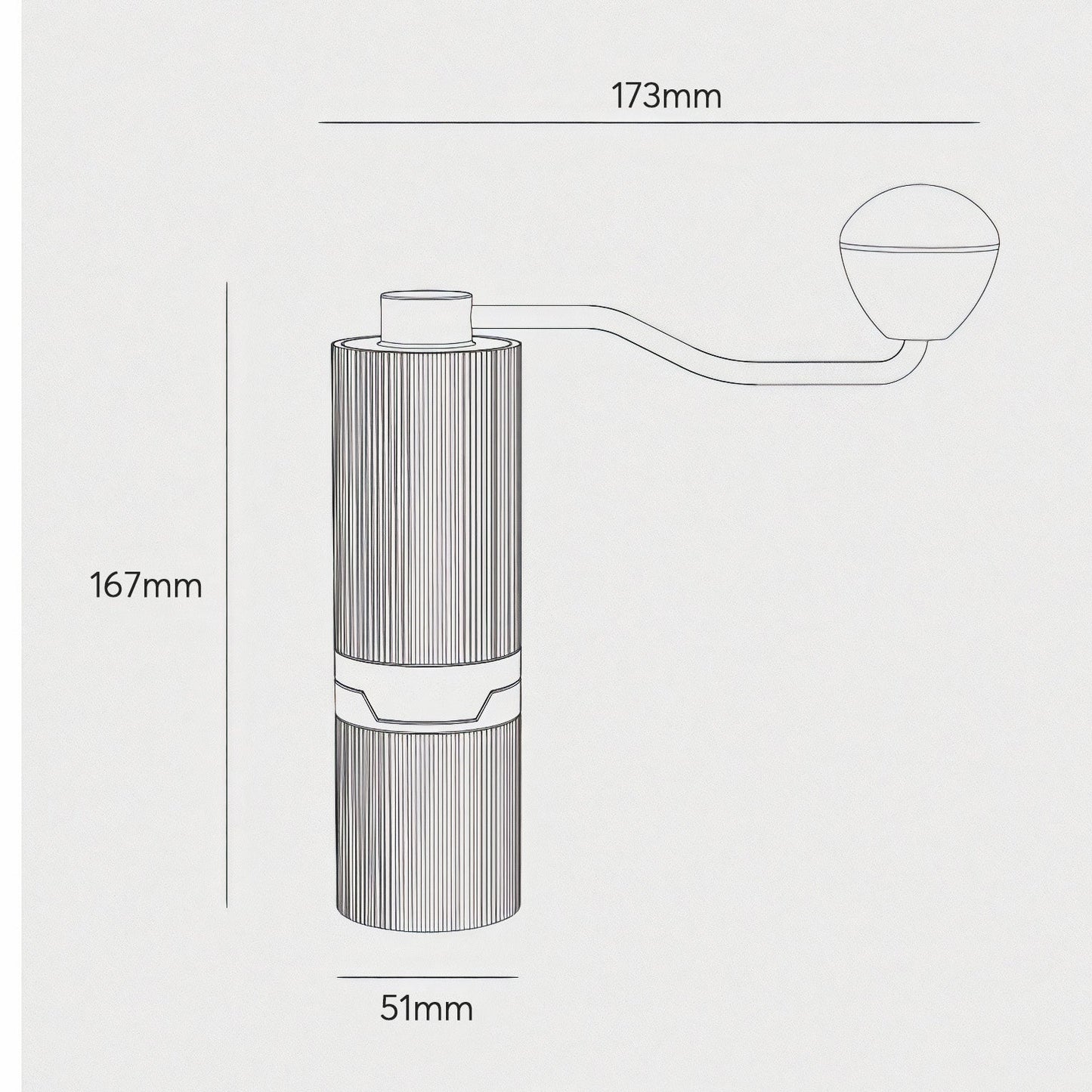 GM1 Italian Manual Coffee Grinder