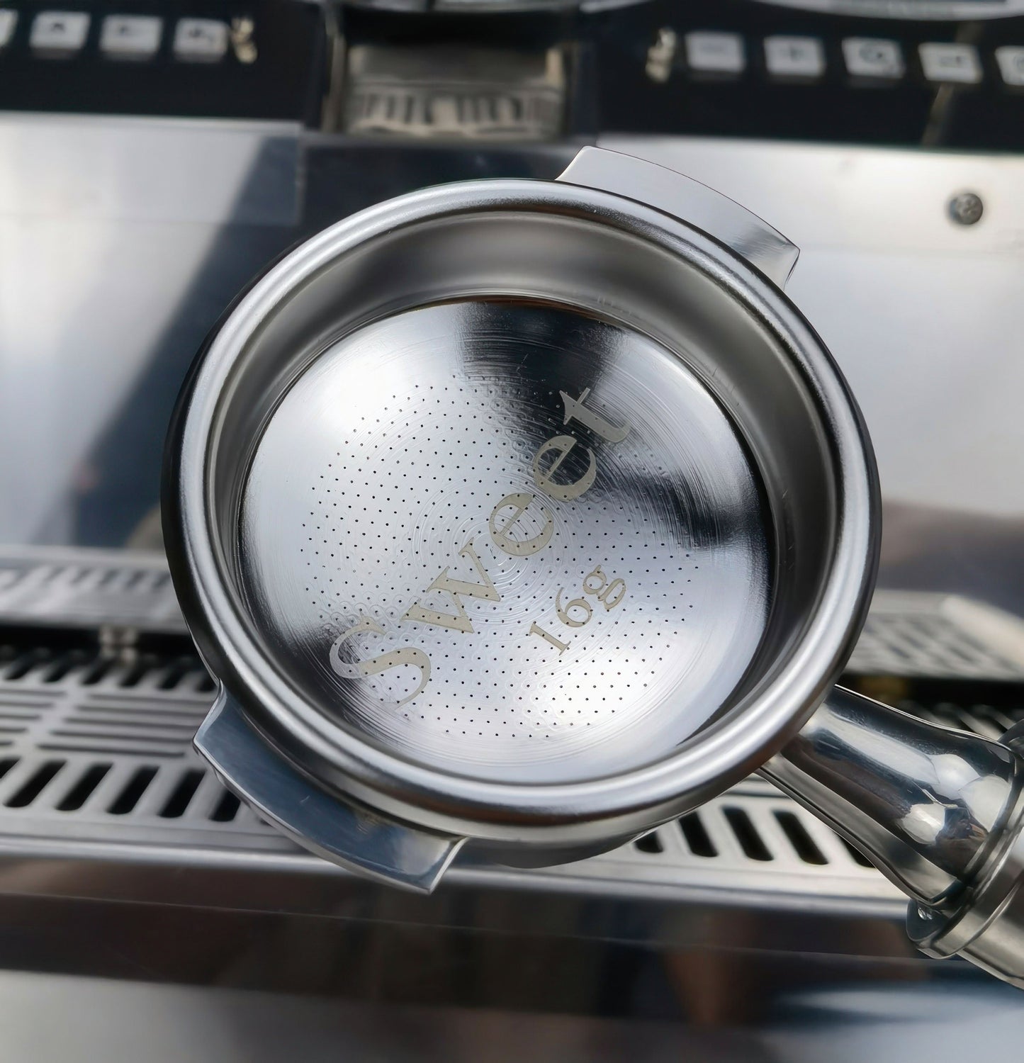 58mm Spherical Portafilter Basket - No Groove Design