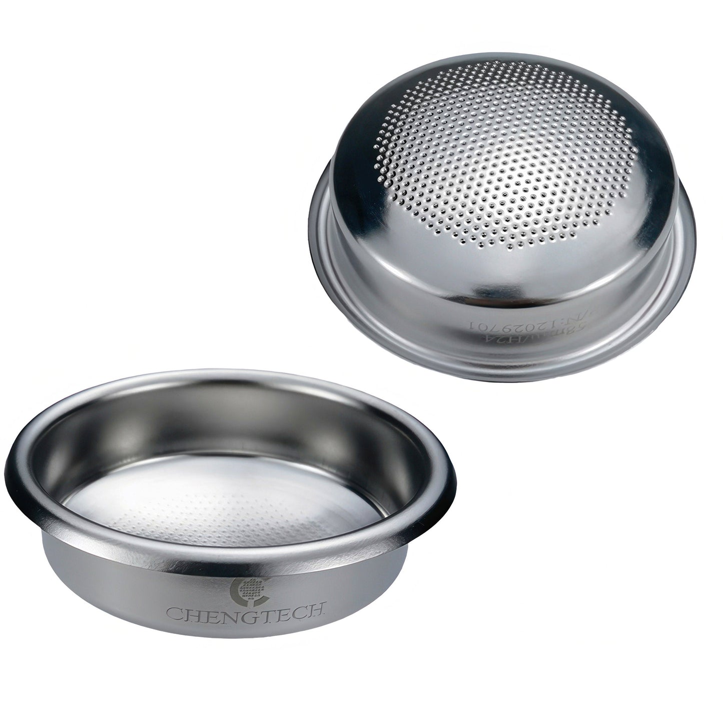 58mm Spherical Portafilter Basket - No Groove Design