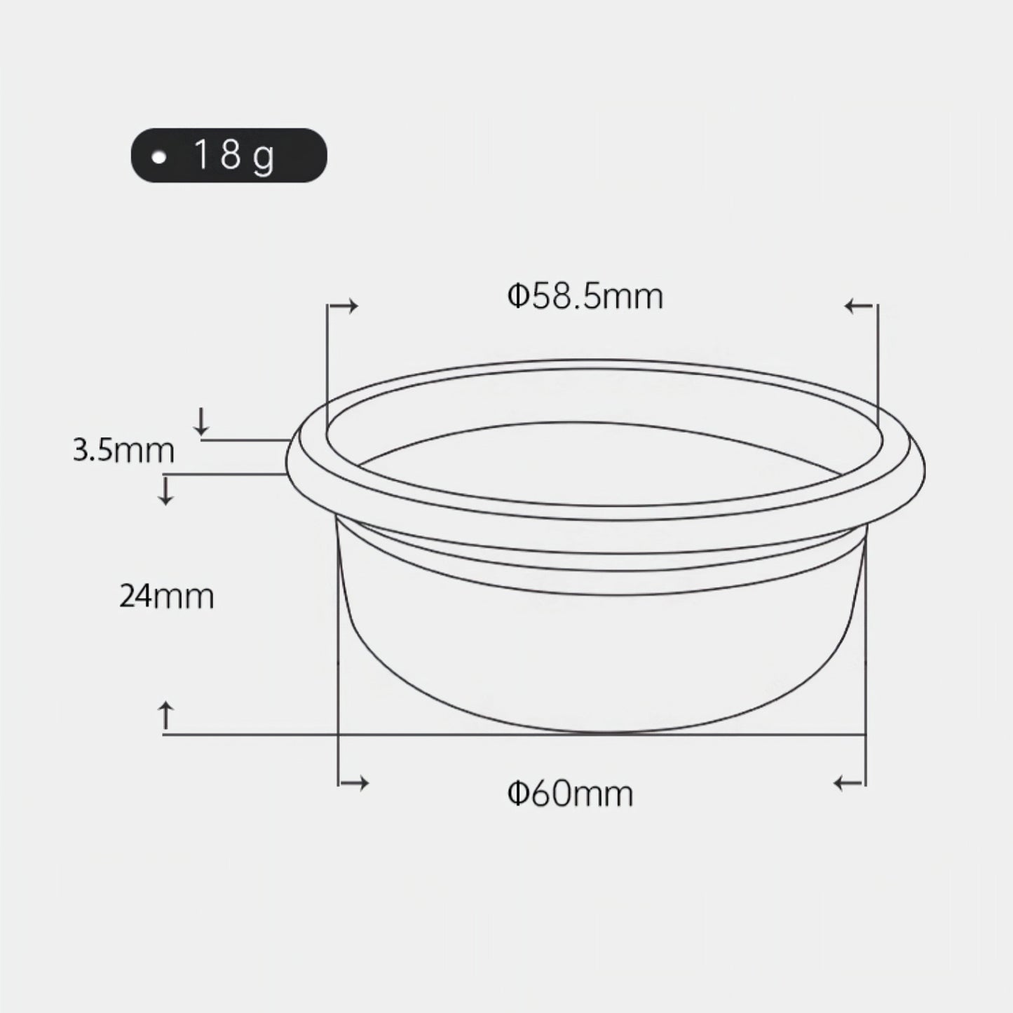 Portafilter Baskets for Espresso - MUVNA