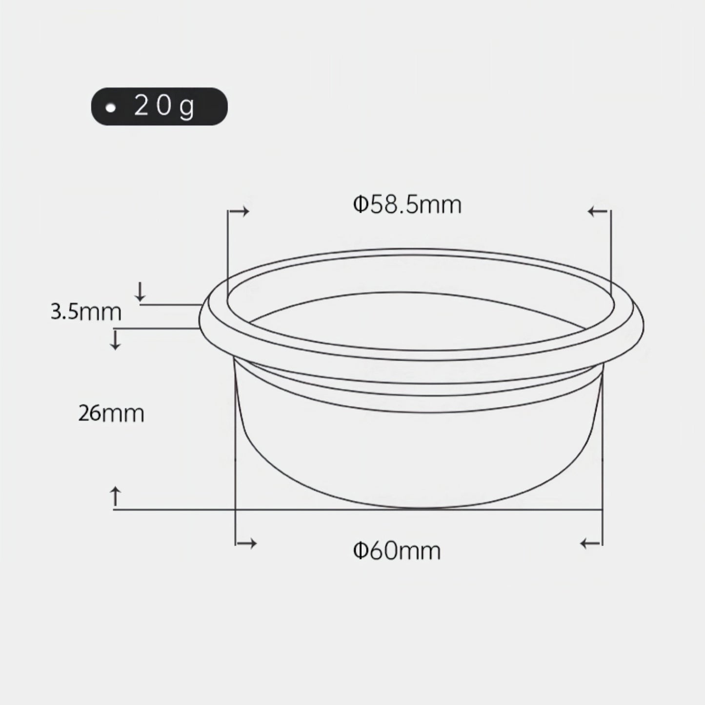Portafilter Baskets for Espresso - MUVNA