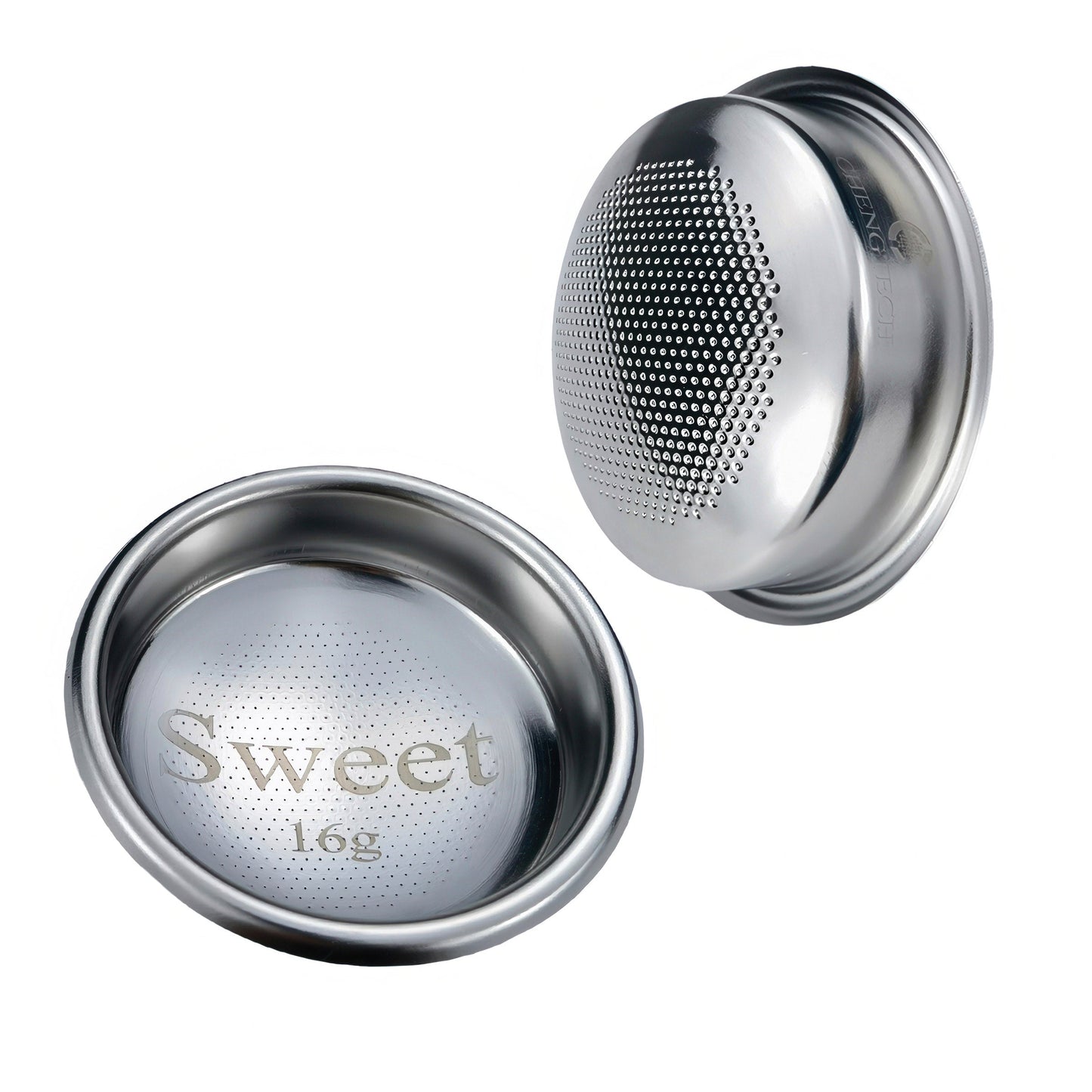 58mm Spherical Portafilter Basket - No Groove Design
