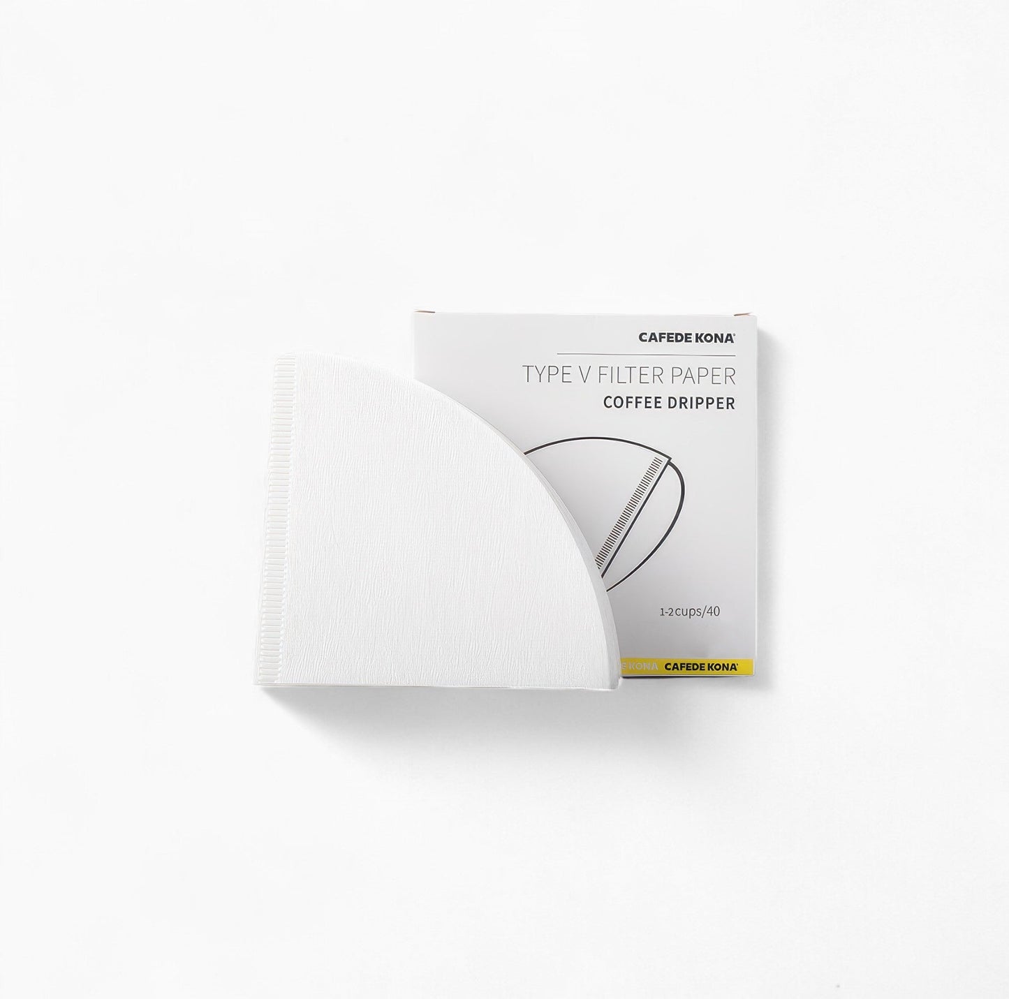 Natural V60 Sector-Shaped Filter Papers