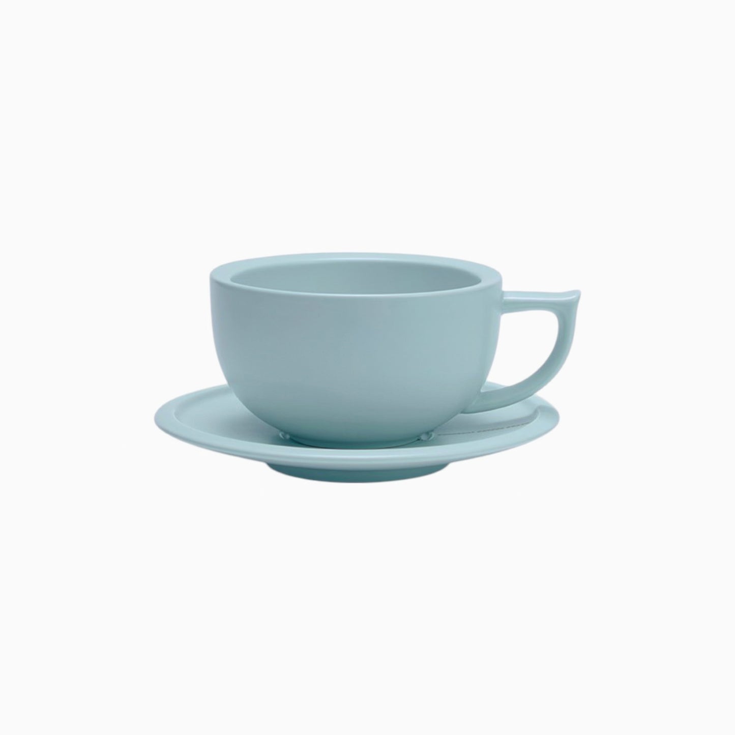 Embossed Ceramic Latte Cup 280ml
