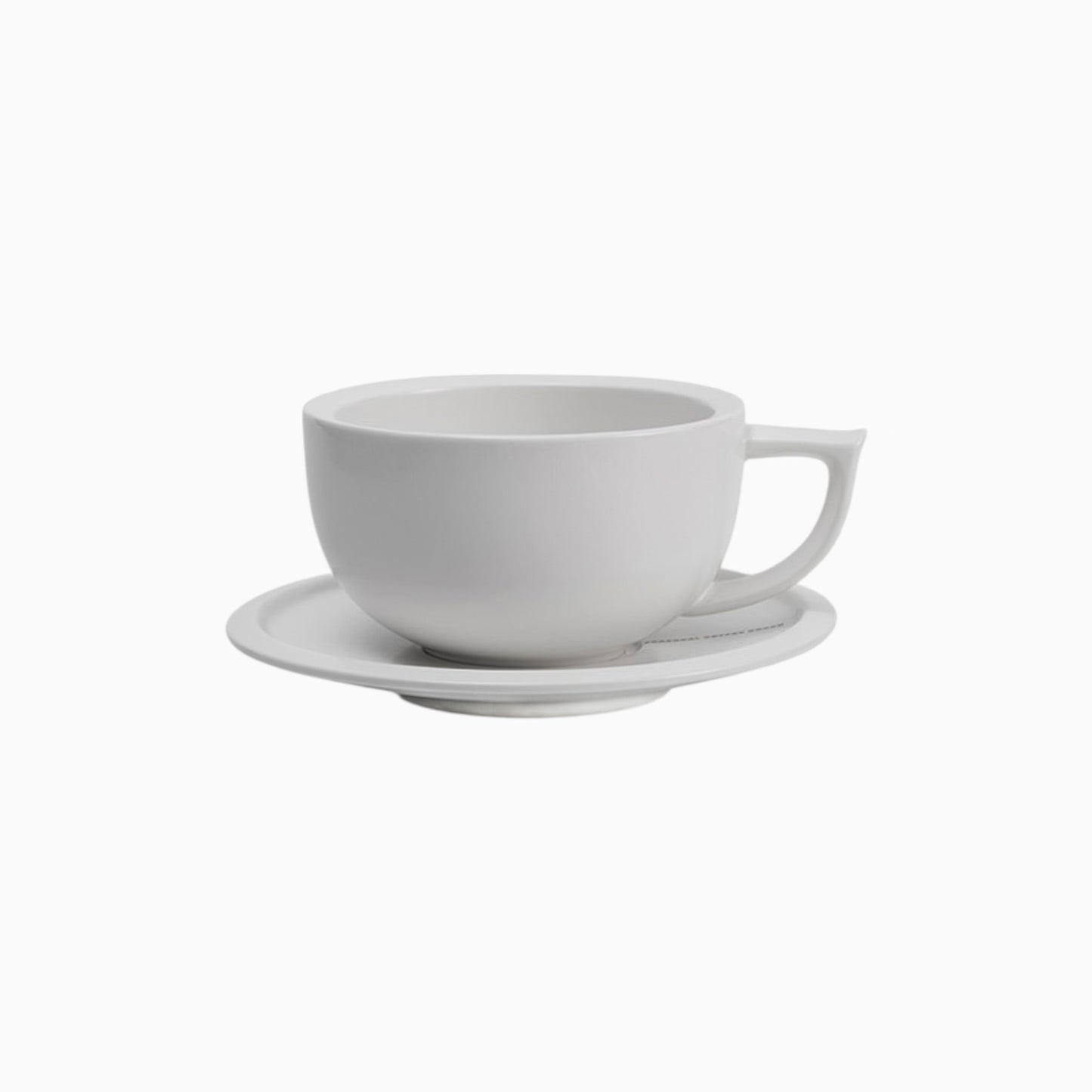 Embossed Ceramic Latte Cup 280ml