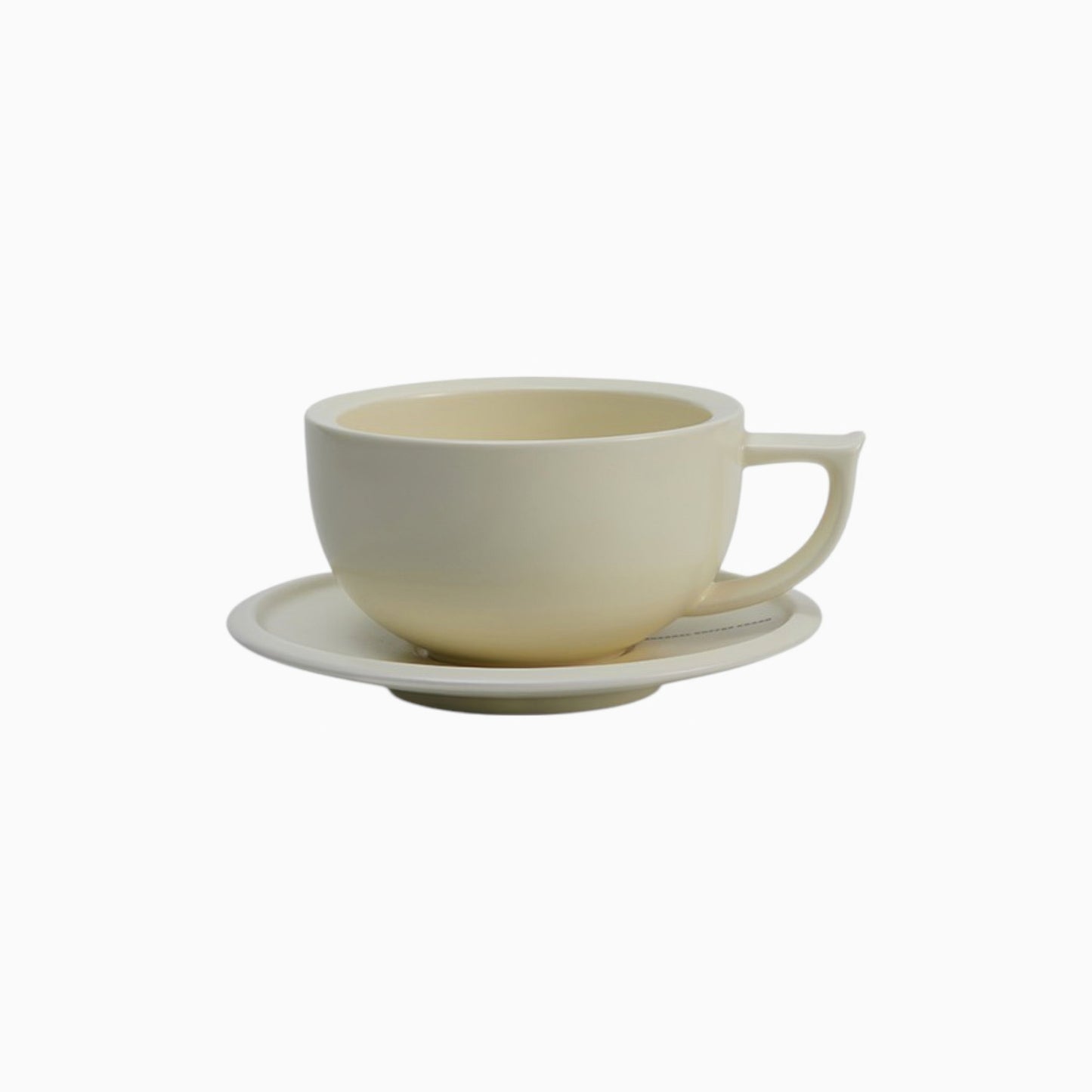 Embossed Ceramic Latte Cup 280ml