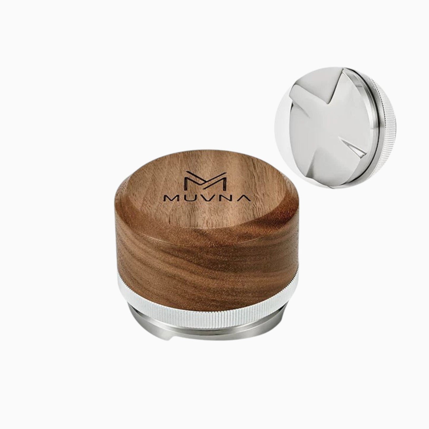 Tamper & Distributor with Wooden Handle - MUVNA