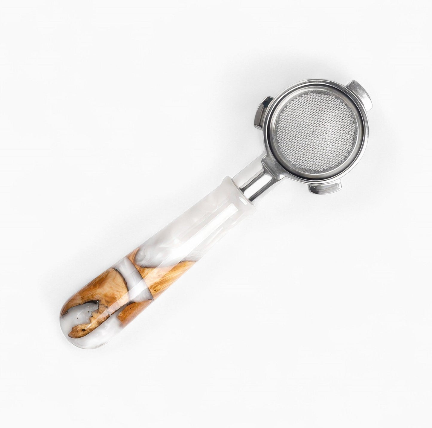Walnut & Resin Handle Bottomless Portafilter