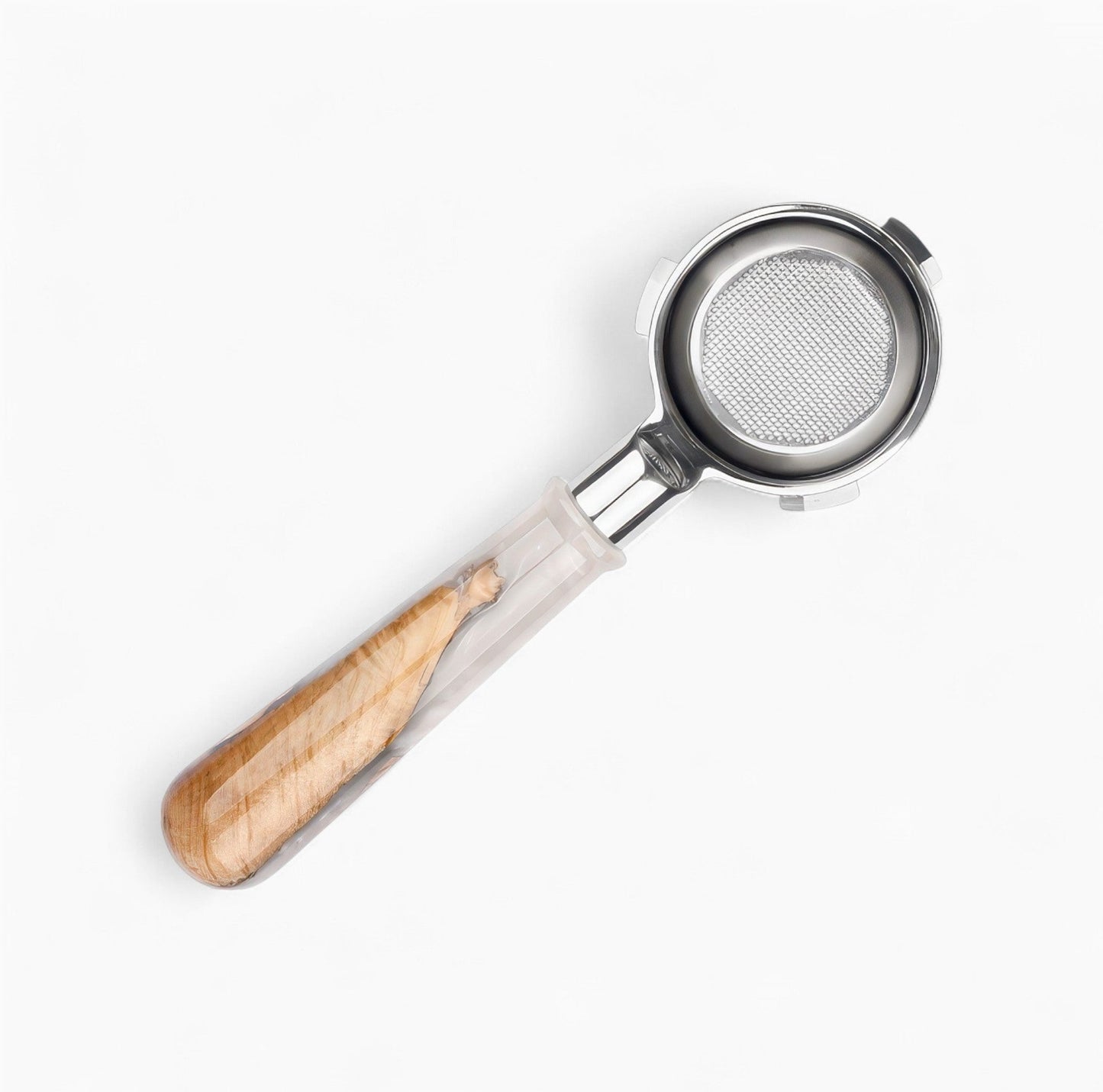 Walnut & Resin Handle Bottomless Portafilter