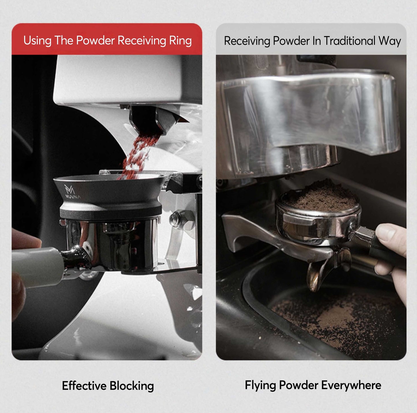 Barista Magnetic Espresso Dosing Funnel - MUVNA