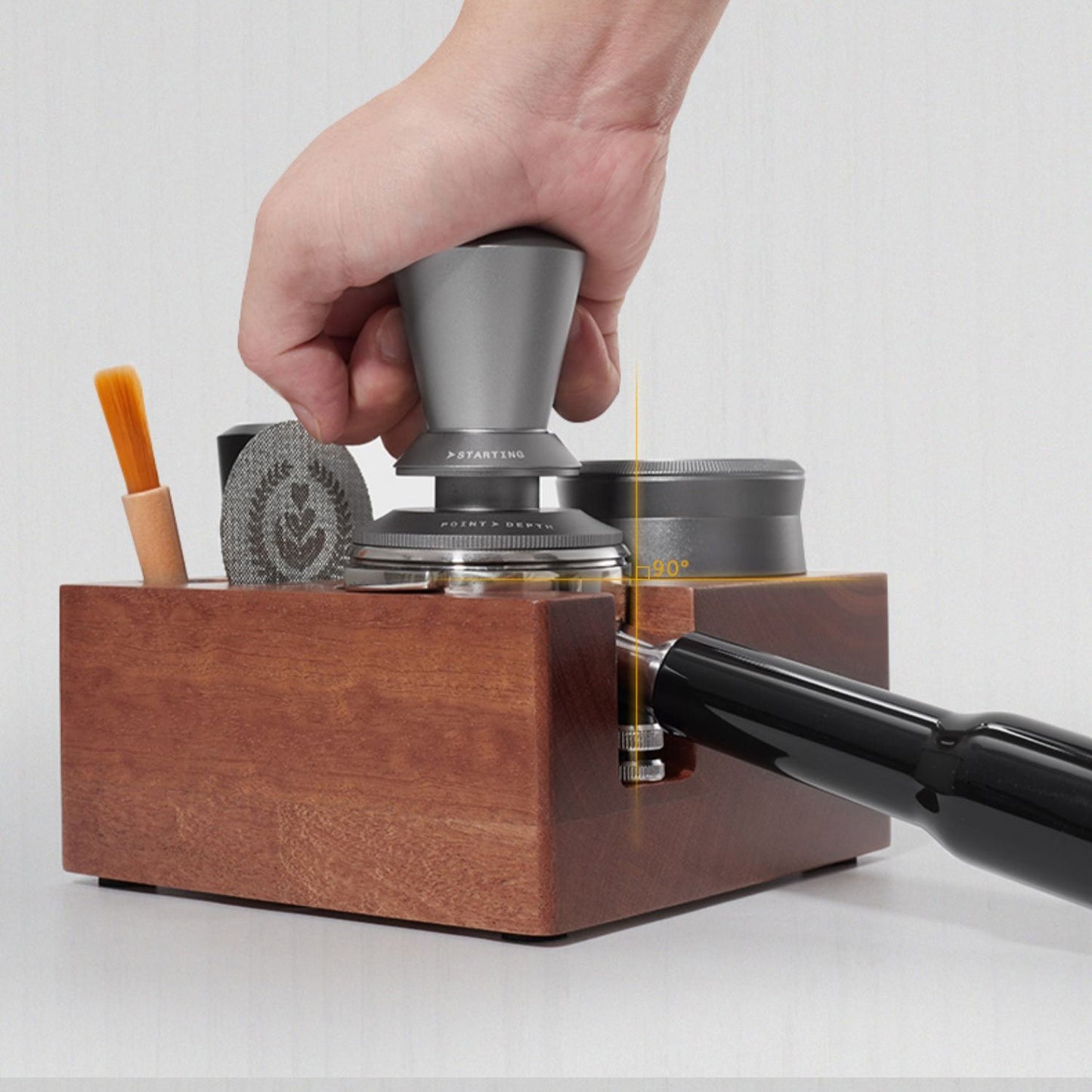 Espresso Tamping Station Organizer  - MUVNA