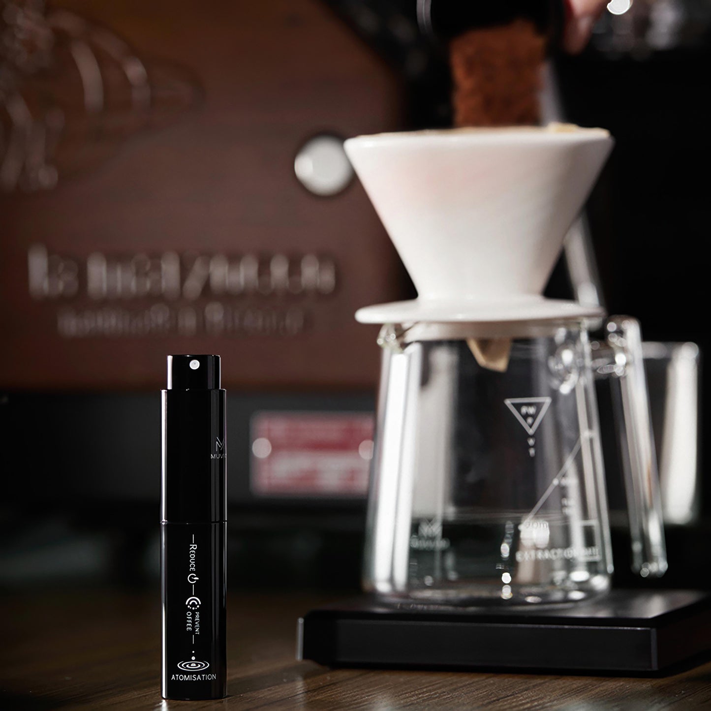 Anti-Static Coffee Grinder Spray Bottle - MUVNA