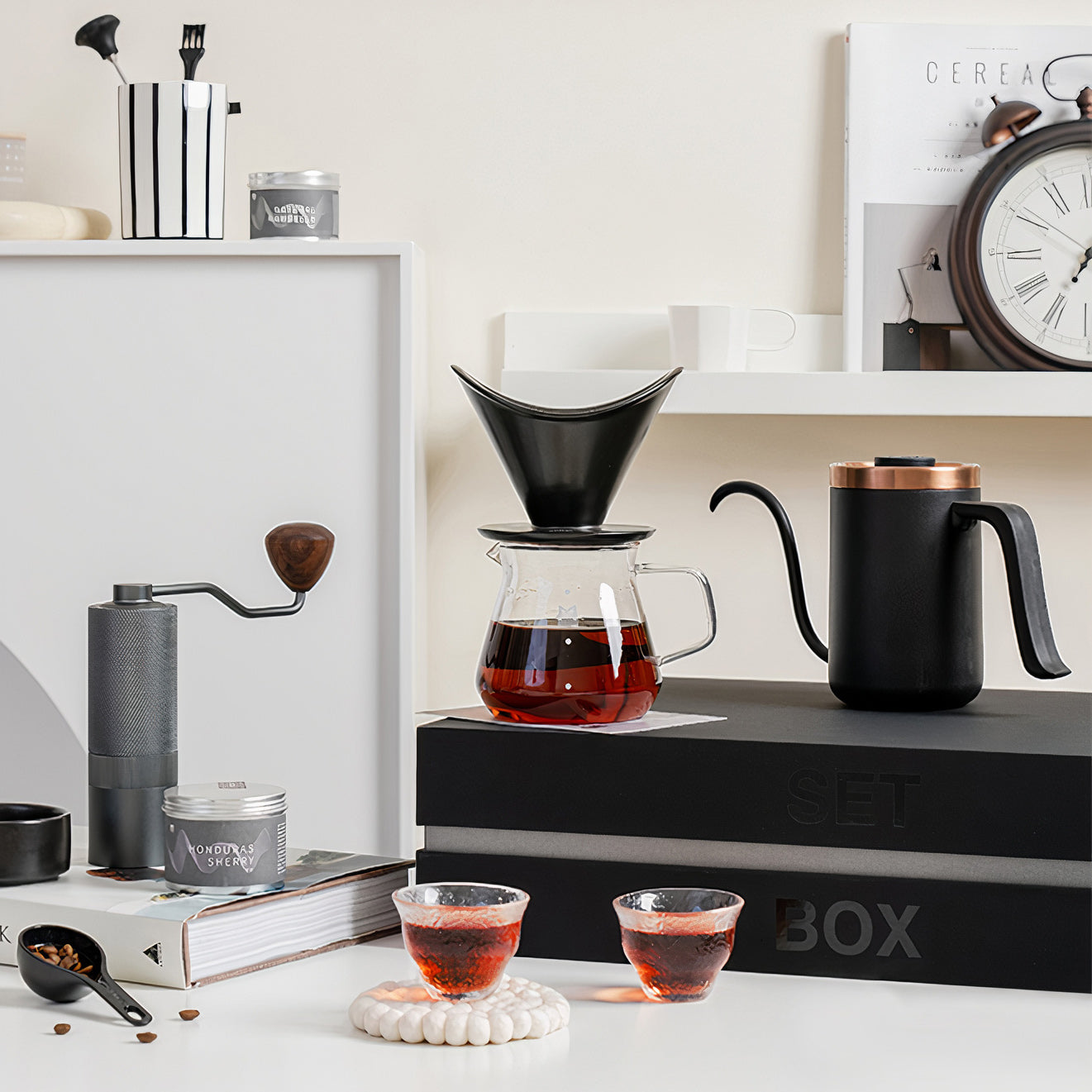 Complete Pour Over Coffee Maker Kit