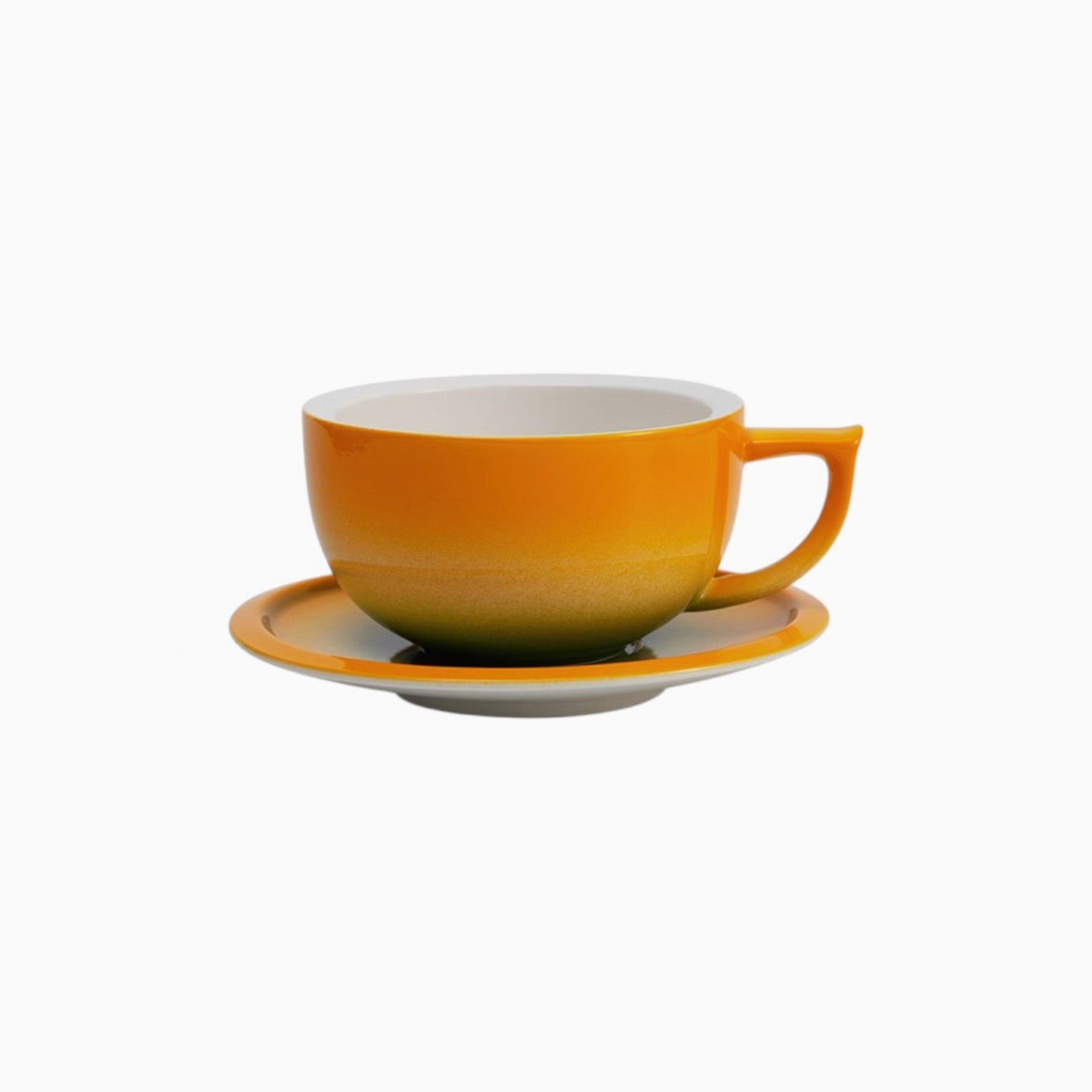Embossed Ceramic Latte Cup 280ml